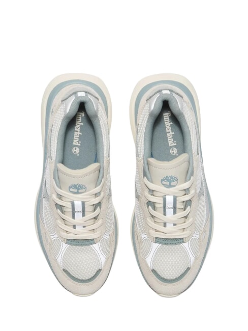 HAZEL LANE LOW  natural mesh w light blue - Scarpe Donna