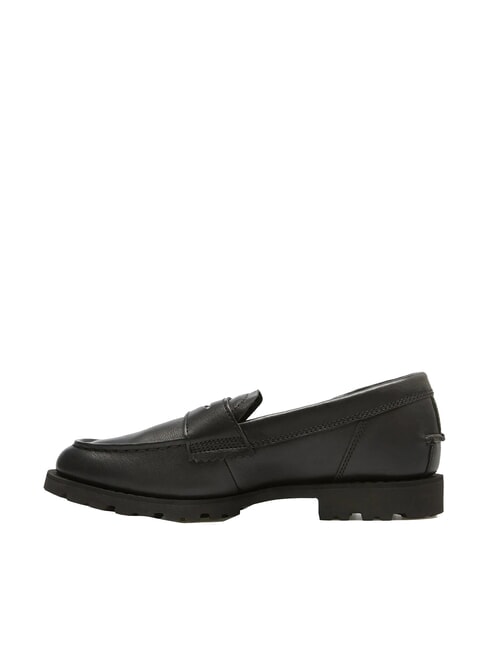 NOREEN Mocassini in pelle black full grain - Scarpe Donna