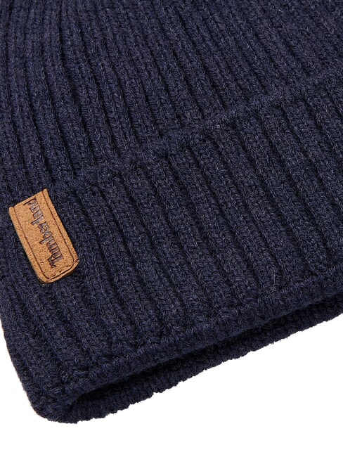 RIB KNIT Cappello con risvolto peacoat - Cappelli
