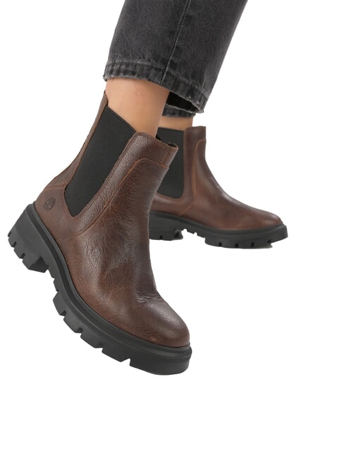 CORTINA VALLEY Stivaletti in pelle potting soil - Scarpe Donna