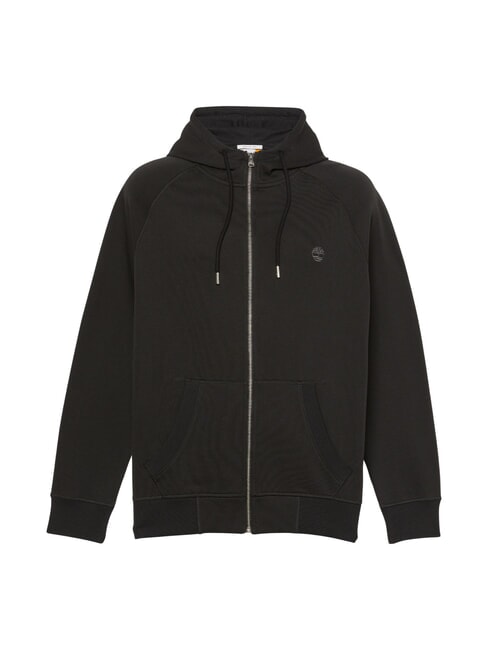 E-R BASIC Felpa con zip e cappuccio black/pavement - Felpe Uomo