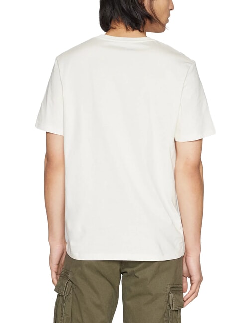 SMALL LINEAR T-Shirt in cotone vintage white - T-shirt Uomo