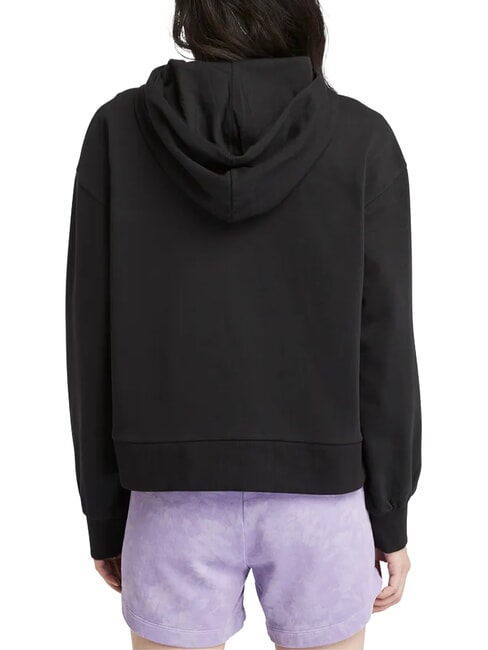 STACK LOGO Felpa con cappuccio NERO - Felpe Donna