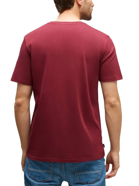 KBEC RIVER T-shirt a mezze maniche burgundy - T-shirt Uomo