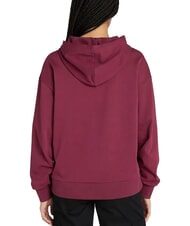 TIMBERLAND STACK LOGO Felpa con cappuccio burgundy - Felpe Donna - 2