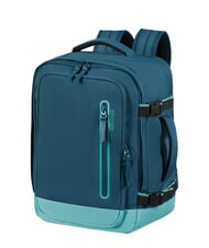 AMERICAN TOURISTER TAKE2CABIN S/M Zaino underseater ok Ryanair harbor blue/dusty turquoise - Zaini Scuola & Tempo Libero - 3