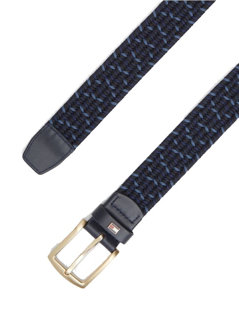 DENTON Cintura elasticizzata intrecciata aegean sea - Cinture