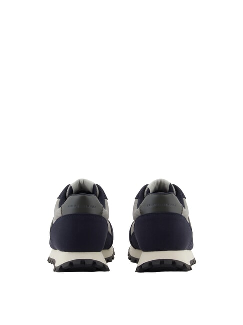 DROP MICROSUEDE Sneakers con logo a contrasto deep navy+gray+chimera - Scarpe Uomo