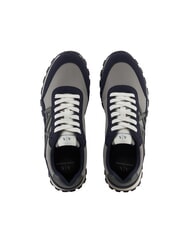 ARMANI EXCHANGE DROP MICROSUEDE Sneakers con logo a contrasto deep navy+gray+chimera - Scarpe Uomo - 4