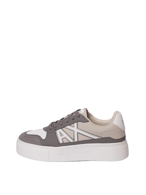 AX LOGO Sneakers platfom brown bass+sand - Scarpe Donna
