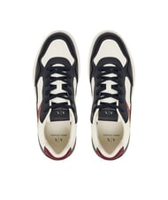 ARMANI EXCHANGE A|X Sneakers Uomo off white+deep navy - Scarpe Uomo - 4