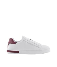ARMANI EXCHANGE A|X Sneakers in pelle optical white+groove - Scarpe Donna - 2