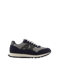 ARMANI EXCHANGE DROP MICROSUEDE Sneakers con logo a contrasto deep navy+gray+chimera - Scarpe Uomo - 2