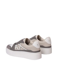 ARMANI EXCHANGE AX LOGO Sneakers platfom brown bass+sand - Scarpe Donna - 3