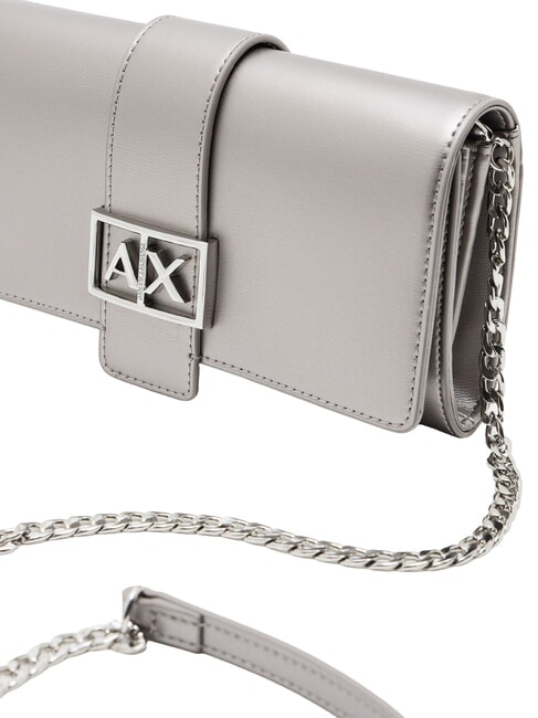 A|X Portafoglio / Pochette a tracolla gunmetal - Portafogli Donna