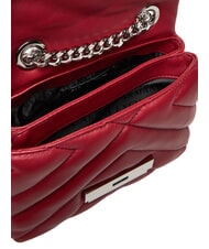 ARMANI EXCHANGE A|X MATELASSE Borsa mini a tracolla red dahlia - Borse Donna - 4