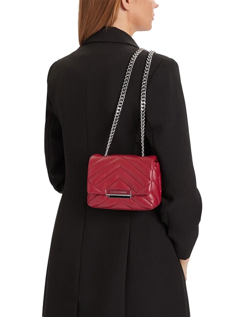 A|X MATELASSE Borsa mini a tracolla red dahlia - Borse Donna