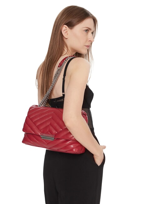 QUILTED Borsa a spalla / a tracolla red dahlia - Borse Donna