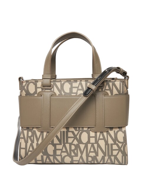 LOGO ALL OVER Borsa piccola con tracolla sound sand / brown bass - Borse Donna