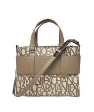 ARMANI EXCHANGE LOGO ALL OVER Borsa piccola con tracolla sound sand / brown bass - Borse Donna - 2