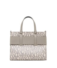 ARMANI EXCHANGE LOGO ALL OVER Borsa a mano con tracolla sound sand / brown bass - Borse Donna - 2