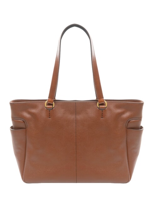 LETIZIA Shopping Bag in pelle MARRONE - Borse Donna