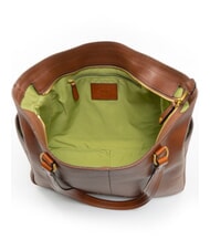 THE BRIDGE LETIZIA Shopping Bag in pelle MARRONE - Borse Donna - 5