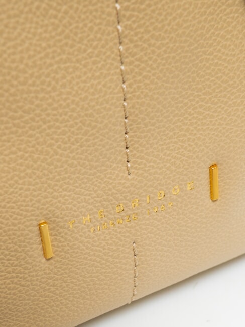 LETIZIA Secchiello in pelle butter abb. oro - Borse Donna