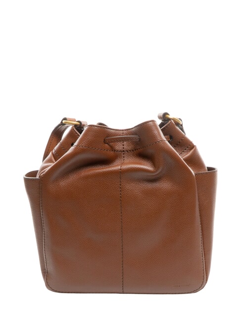 LETIZIA Secchiello in pelle MARRONE - Borse Donna