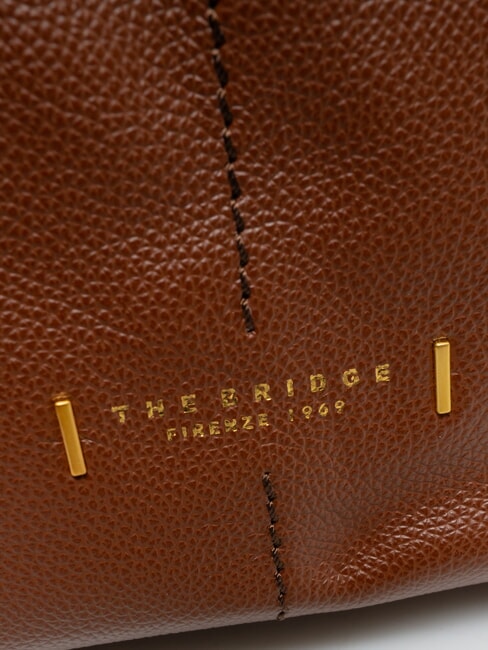 LETIZIA Secchiello in pelle MARRONE - Borse Donna