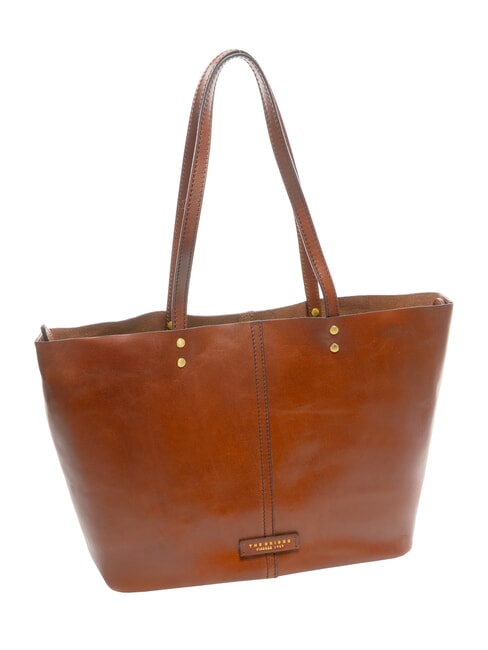 LISA Shopping Bag in pelle MARRONE - Borse Donna