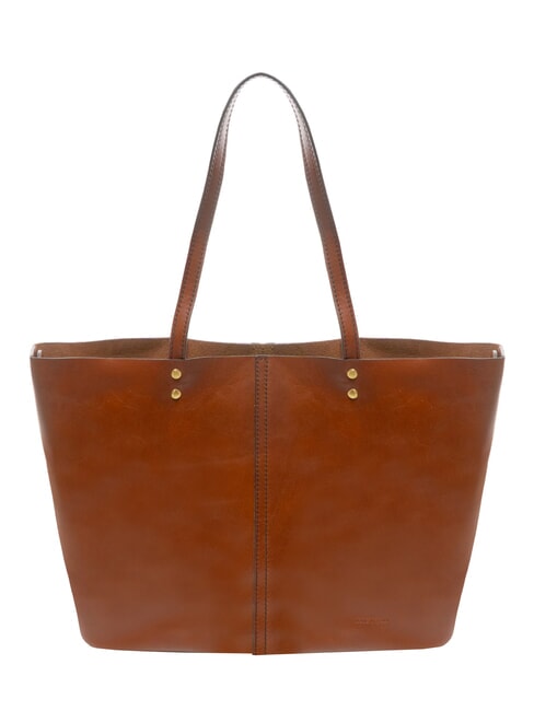 LISA Shopping Bag in pelle MARRONE - Borse Donna