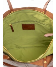 THE BRIDGE LISA Shopping Bag in pelle MARRONE - Borse Donna - 5