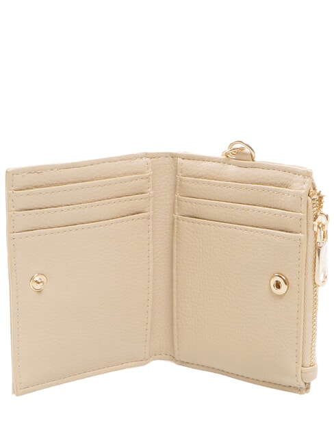 4G LOGO Portacarte con moschettone per chiavi taupe - Portafogli Donna