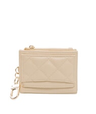 GUESS 4G LOGO Portacarte con moschettone per chiavi taupe - Portafogli Donna - 3