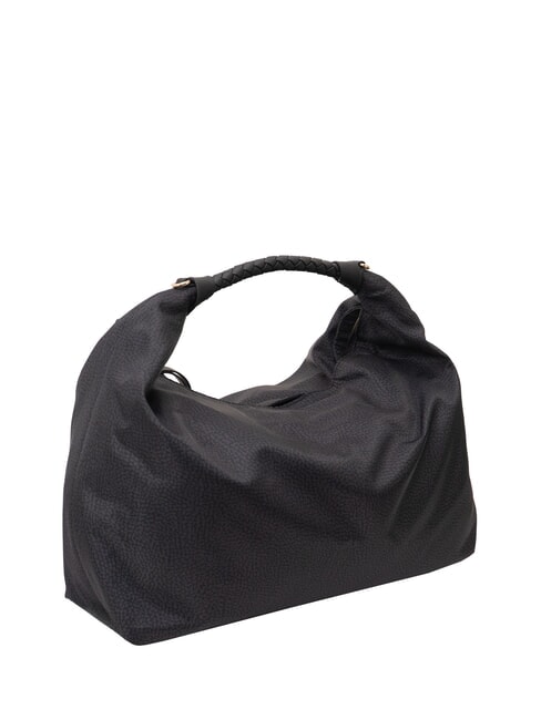 PLIE Borsa hobo media dark black - Borse Donna