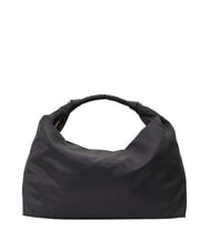 BORBONESE PLIE Borsa hobo media dark black - Borse Donna - 3