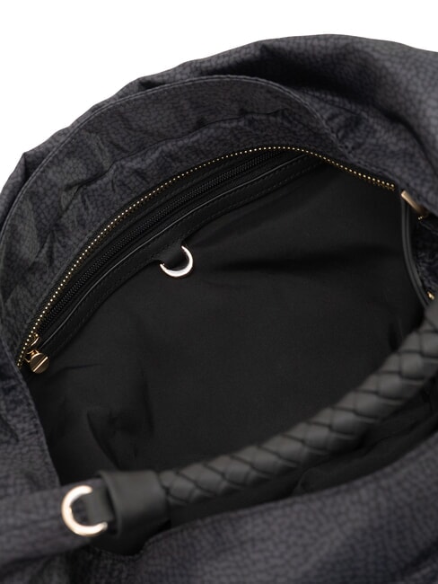 PLIE Borsa hobo media dark black - Borse Donna