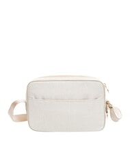 BORBONESE CAMERA CASE MEDIA ECO LINE Borsa a tracolla white cotton - Borse Donna - 4
