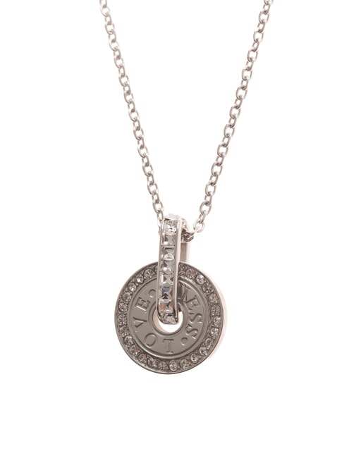 LOVE Collana con charm circolare SILVER - Collane