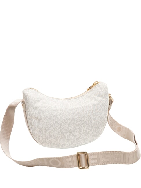 HOBO LUNA MINI ECO LINE Borsa sacca a tracolla white cotton - Borse Donna