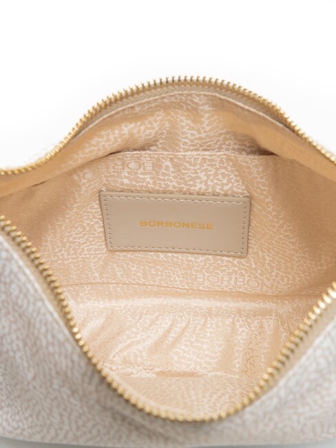 HOBO LUNA MINI ECO LINE Borsa sacca a tracolla white cotton - Borse Donna