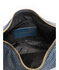 BORBONESE HOBO LUNA MINI ECO LINE Borsa sacca a tracolla blu lapis - Borse Donna - 4
