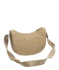 BORBONESE HOBO LUNA MINI ECO LINE Borsa sacca a tracolla olive - Borse Donna - 2