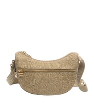 BORBONESE HOBO LUNA MINI ECO LINE Borsa sacca a tracolla olive - Borse Donna - 3