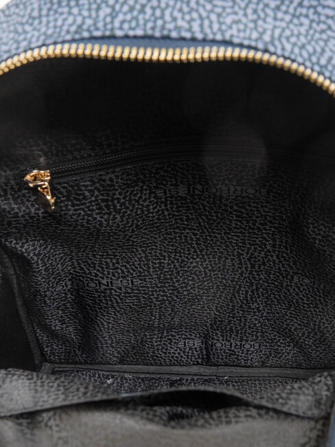 MEDIUM ECO LINE Zaino rotondo con tasca blu lapis - Borse Donna