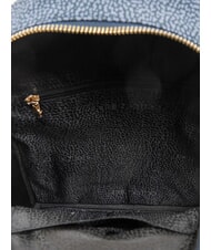 BORBONESE MEDIUM ECO LINE Zaino rotondo con tasca blu lapis - Borse Donna - 5