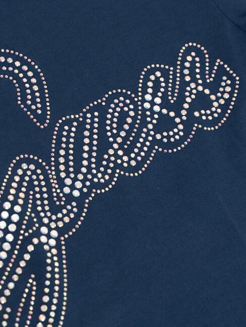 KIDS T-shirt in cotone secret blue - T-shirt Bambino