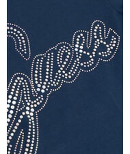 GUESS KIDS T-shirt in cotone secret blue - T-shirt Bambino - 3