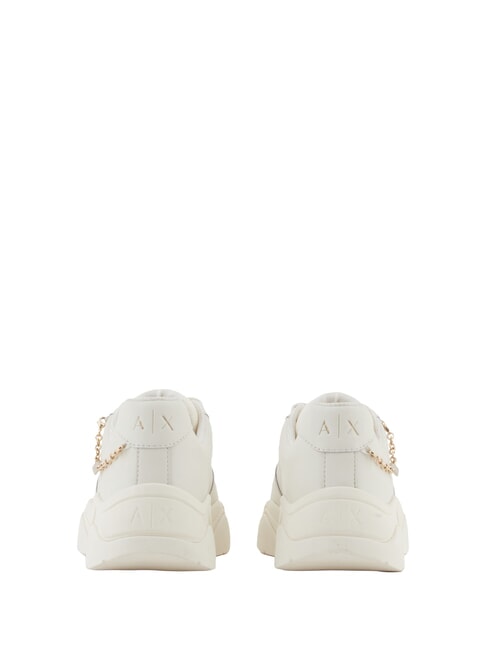 A|X Chain  Sneakers in pelle off white+off white - Scarpe Donna